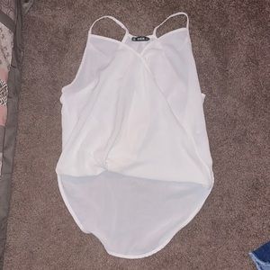 White Summer Dress Tank